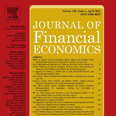 Profile Picture of Journal Of Financial Economics (@J_Fin_Economics) on Twitter