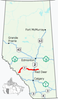 Profile Picture of Alberta Highway 11on Wikipedia