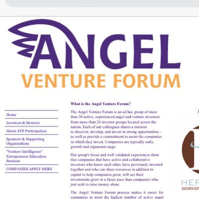 Profile Picture of Angel Venture Forum (@AngelVentures) on Twitter