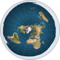 Profile Picture of Modern flat Earth beliefson Wikipedia