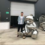 Profile Picture of Michael Gao (@onlyartstainlesssteelsculpture) on Instagram