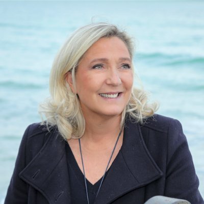 Profile Photo of Marine Le Pen (@MLP_officiel) on Twitter