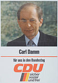 Profile Picture of Carl Damm (politician, born 1927)on Wikipedia