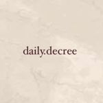 Profile Picture of daily decree (@daily.decree) on Instagram