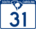 Profile Picture of South Carolina Highway 31on Wikipedia