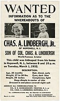 Profile Picture of Lindbergh kidnapping - Wikipediaon Wikipedia