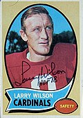 Profile Picture of Larry Wilson (American football)on Wikipedia