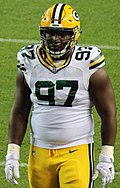 Profile Picture of Kenny Clark (defensive tackle)on Wikipedia