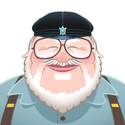 Profile Picture of George RR Martin (@GRRMspeaking) on Twitter