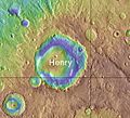 Profile Picture of Henry (Martian crater)on Wikipedia