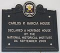 Profile Picture of Carlos P. Garcia Heritage Houseon Wikipedia