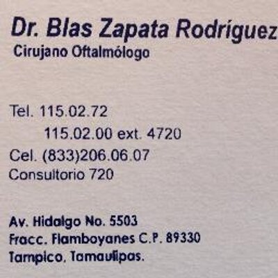 Profile Picture of Blas Zapata (@drblaszapata) on Twitter