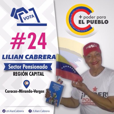 Profile Picture of LILIAN CABRERA (@LilianCabrera) on Twitter