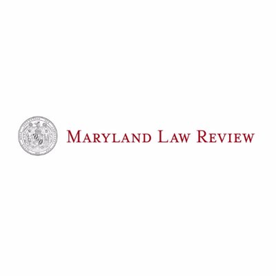 Profile Picture of Maryland Law Review (@MdLRev) on Twitter