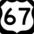 Profile Picture of U.S. Route 67 in Texas - Wikipedia, the free encyclopediaon Wikipedia
