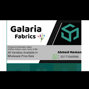 Profile Picture of Galaria Fabric (@ahmedmemon5071) on Youtube