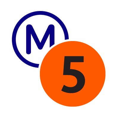 Profile Picture of Ligne 5 RATP (@Ligne5_RATP) on Twitter