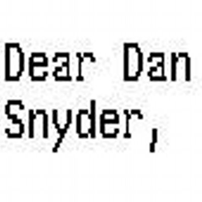 Profile Picture of Dear Dan Snyder (@DearDanSnyder) on Twitter