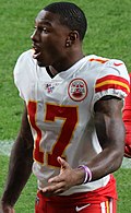 Profile Picture of Mecole Hardman - Wikipediaon Wikipedia