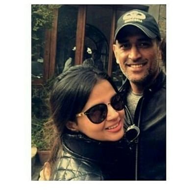 Profile Picture of MS Dhoni & Sakshi Singh Rawat ❤ (@msdsakshi_fc) on Twitter