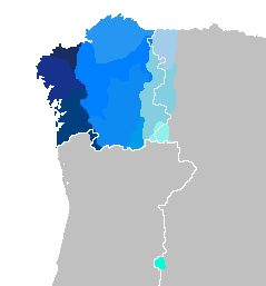Profile Picture of Galician languageon Wikipedia