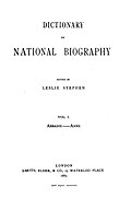 Profile Picture of Dictionary of National Biographyon Wikipedia