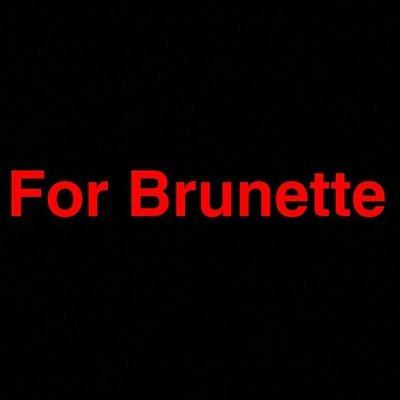 Brunette Fan - Twitter Profile Picture of Brunette Fan (@OwenBen7) on Twitter