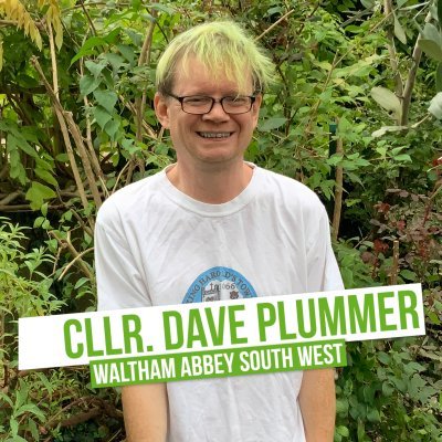 Profile Picture of Cllr Dave Plummer - Waltham Abbey Greens 🌍 (@GreenDaveP) on Twitter