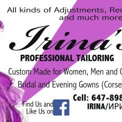 Profile Picture of Irina's Tailoring (@IrinaIfraimova) on Twitter