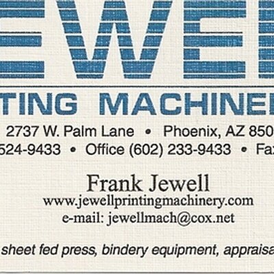 Profile Picture of Frank Jewell (@JewellPress) on Twitter