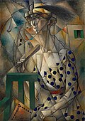 Profile Picture of Woman with a Fan (Metzinger, 1912)on Wikipedia