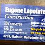 Profile Picture of Eugene Lapointe Contruction (@Eugene-Lapointe-Contruction) on Facebook