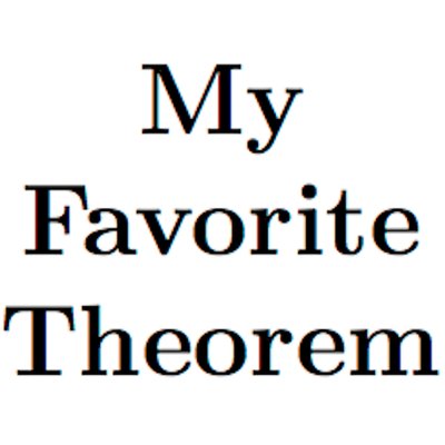 Profile Picture of My Favorite Theorem (@myfavethm) on Twitter