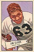 Profile Picture of Jim Clark (offensive lineman)on Wikipedia