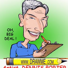 Profile Picture of Dennis Porter Caricatures (@drawmeart) on Pinterest