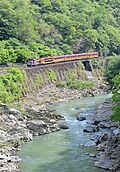 Profile Picture of Sagano Scenic Railwayon Wikipedia
