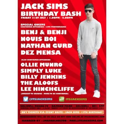 Profile Picture of Jack Sims Bday Bash (@JacksBdayBash) on Twitter