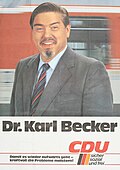 Profile Picture of Karl Becker (politician, born 1923)on Wikipedia