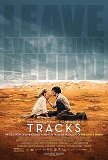 Profile Picture of Tracks (2013 film) - Wikipediaon Wikipedia