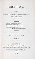 Profile Picture of Rob Roy (novel)on Wikipedia