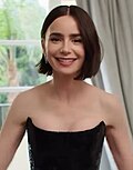 Profile Picture of Lily Collins - Wikipediaon Wikipedia