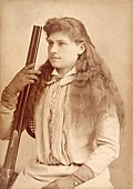 Profile Picture of Annie Oakley - Wikipediaon Wikipedia