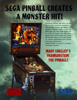 Profile Picture of Mary Shelley's Frankenstein (pinball)on Wikipedia